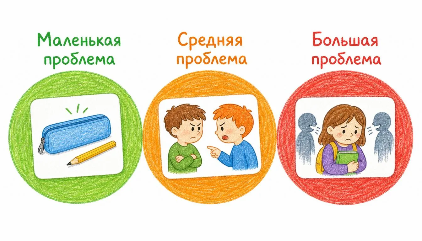 Большая проблема, маленькая проблема: упражнение для детей на определение масштаба трудностей