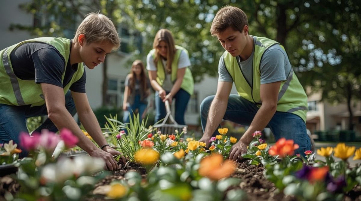 Нейроотличные подростки в Нижнем Новгороде учатся эмоциональной регуляции через садоводство, работая в команде.